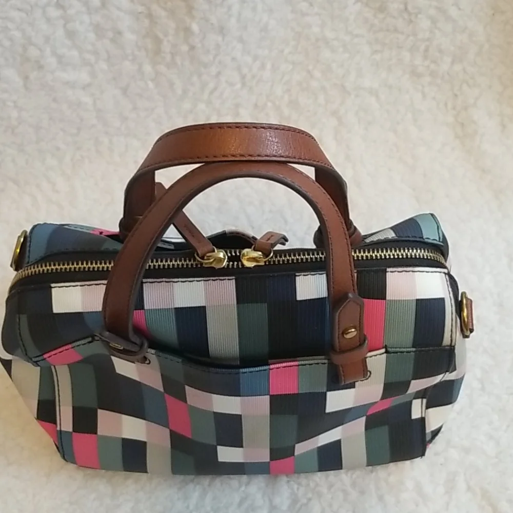 FOSSIL Rachel Satchel Bag with Key Fob